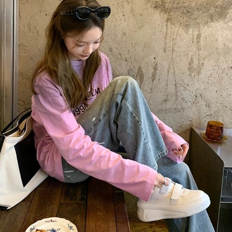 Koznoy 6cm 8cm 10cm 12cm Genuine Leather Booties Retro Spring Platform Autumn Flats Hook Chimney Women Boots Ankle Shoes