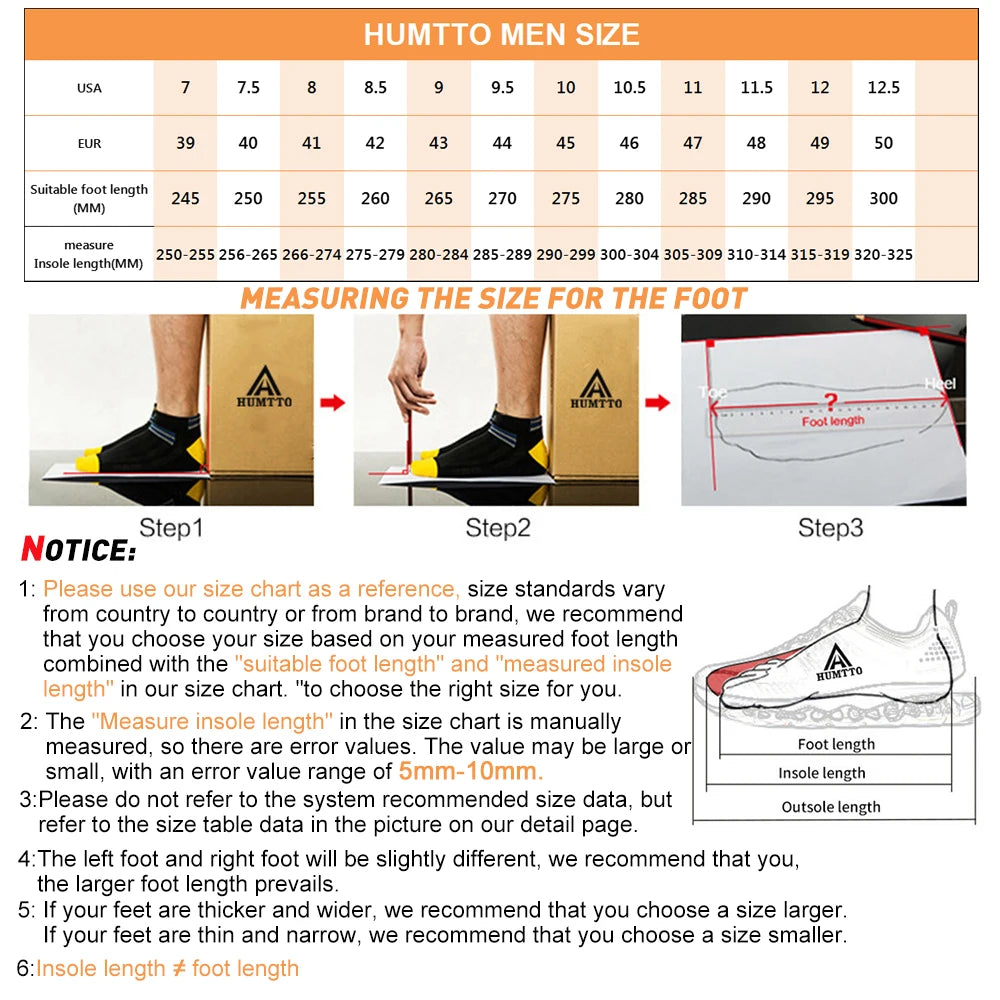 HUMTTO Hiking Shoes Genuine Leather Men's Sports Shoes Non-slip Winter Outdoor Safety Sneakers Breathable Trekking Boots for Men