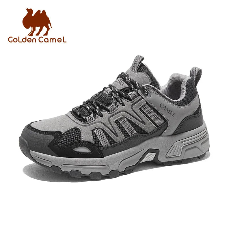 GOLDEN CMAEL Mesh Hiking Shoes Men Women Sneakers Breathable Non-slip Sports Running Trekking Shoes for Men Summer 2025 New