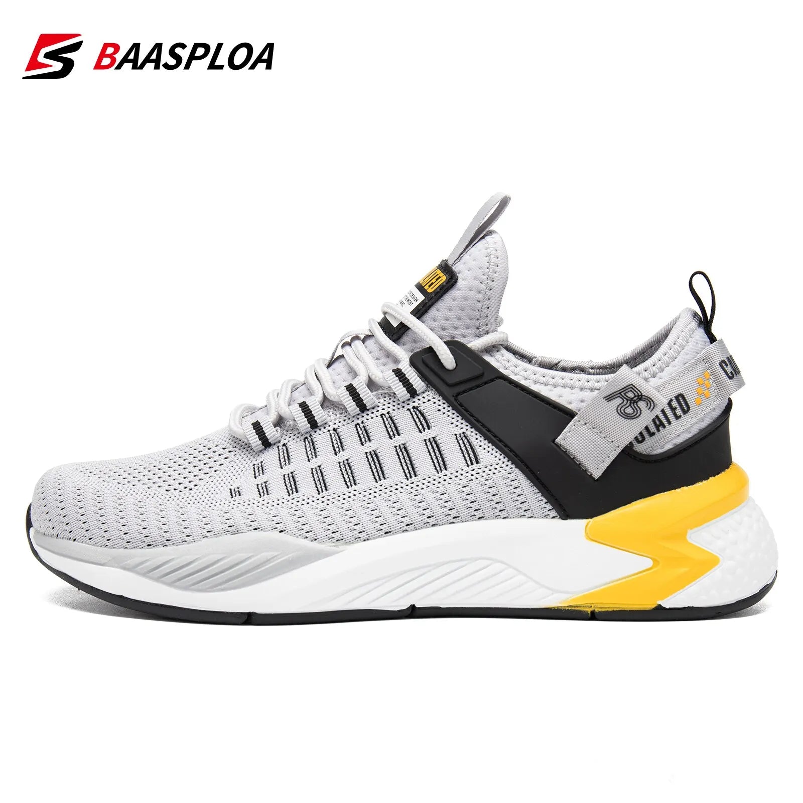 Baasploa Running Shoes Men Fashion Training Shoes Breathable Lightweight Sneakers Non-Slip Track Tennis Walking Shoes