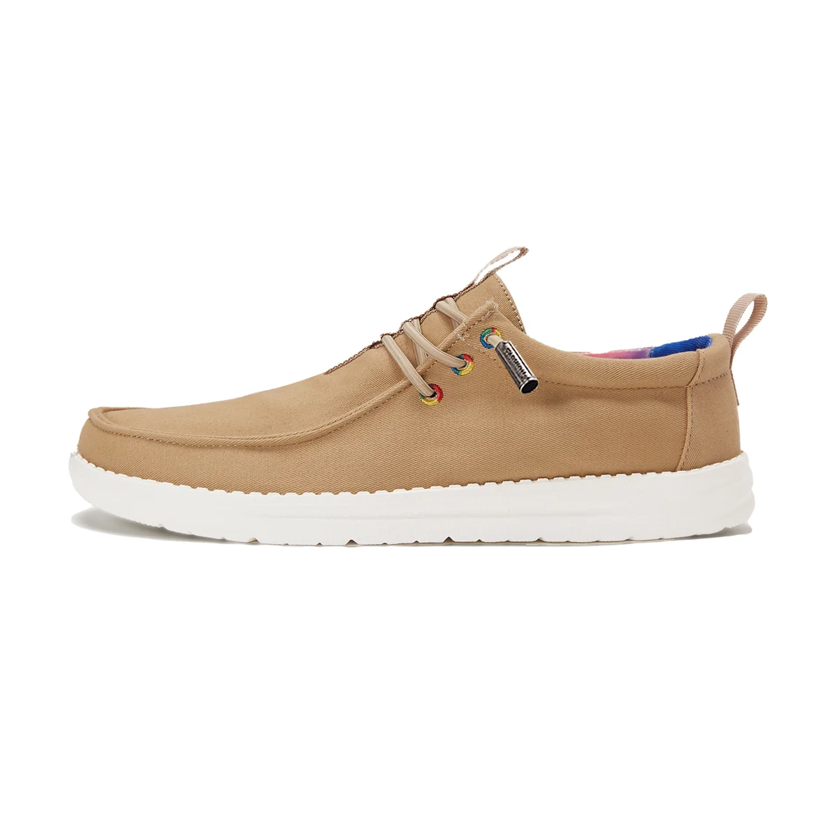 Bassploa New Loafer Shoes Men Fashion Lightweight Breathable Lace up Walking Shoes Male Casual Outdoor Non-Slip Sneakers
