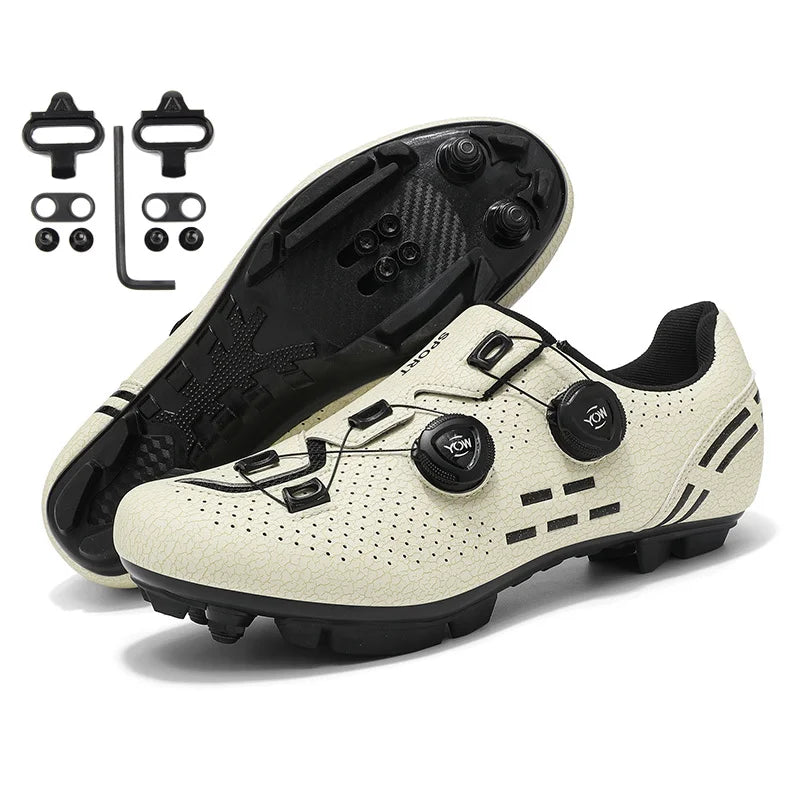 New Cycling Shoes Mtb Flat Pedal Bicycle Sneaker Man Cleat Shoes Bicycle Mountain Bike Shoe Racing Lock Footwear Cycling Shoes
