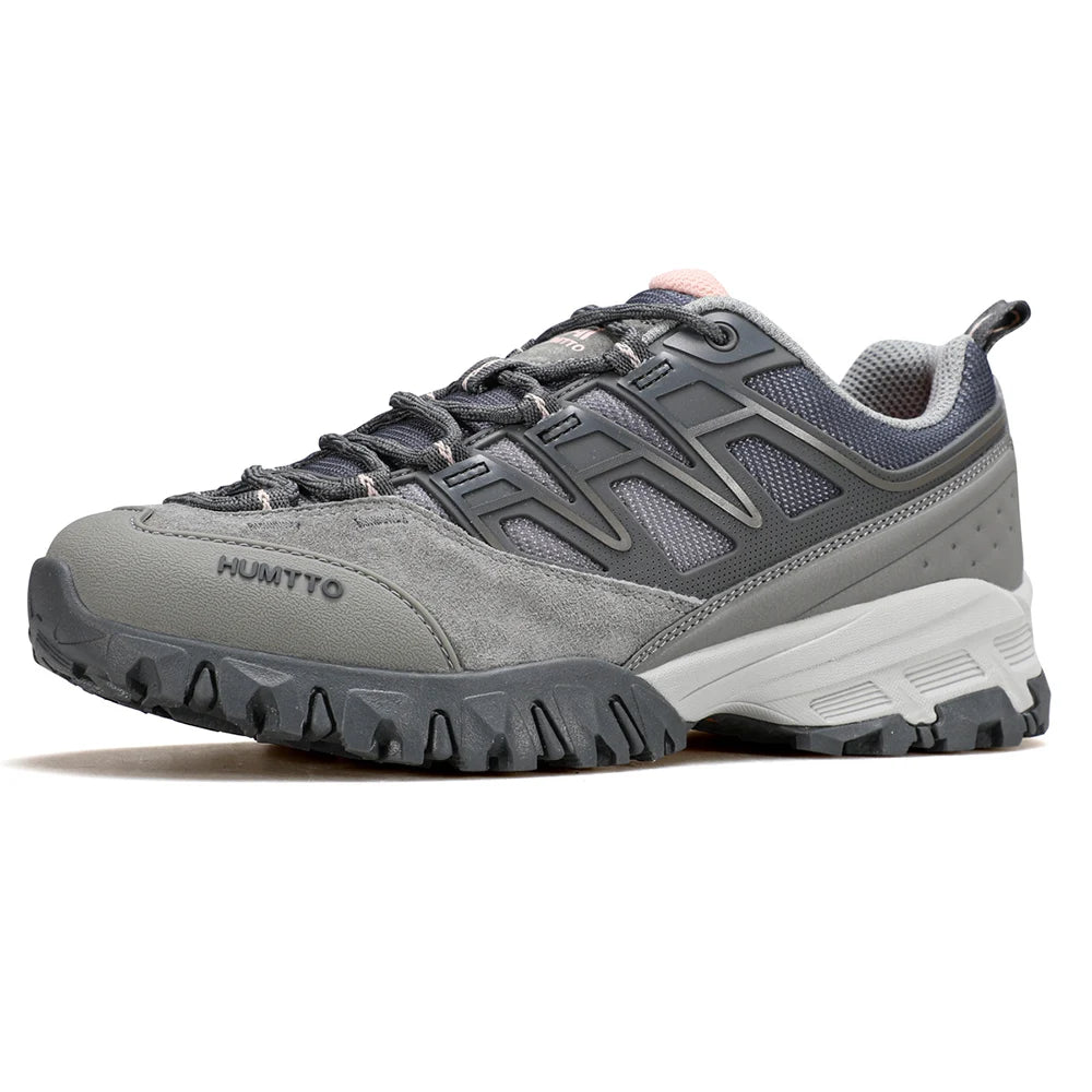 HUMTTO Leather Hiking Boots for Women Winter Outdoor Waterproof Woman Treeking Shoes Climbing Mountain Hunting Walking Sneakers