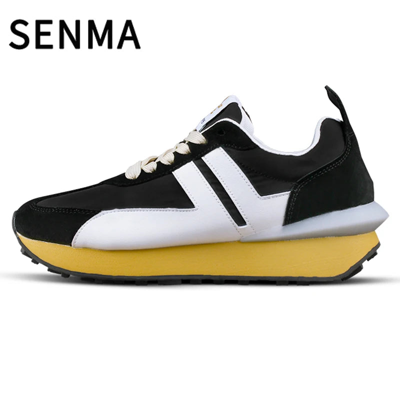 SENMA Thick Soled Casual Shoes Couple's Skate Shoes Lightweight Women's Sports Shoes Men's Sneakers Tennis shoes Running Shoes
