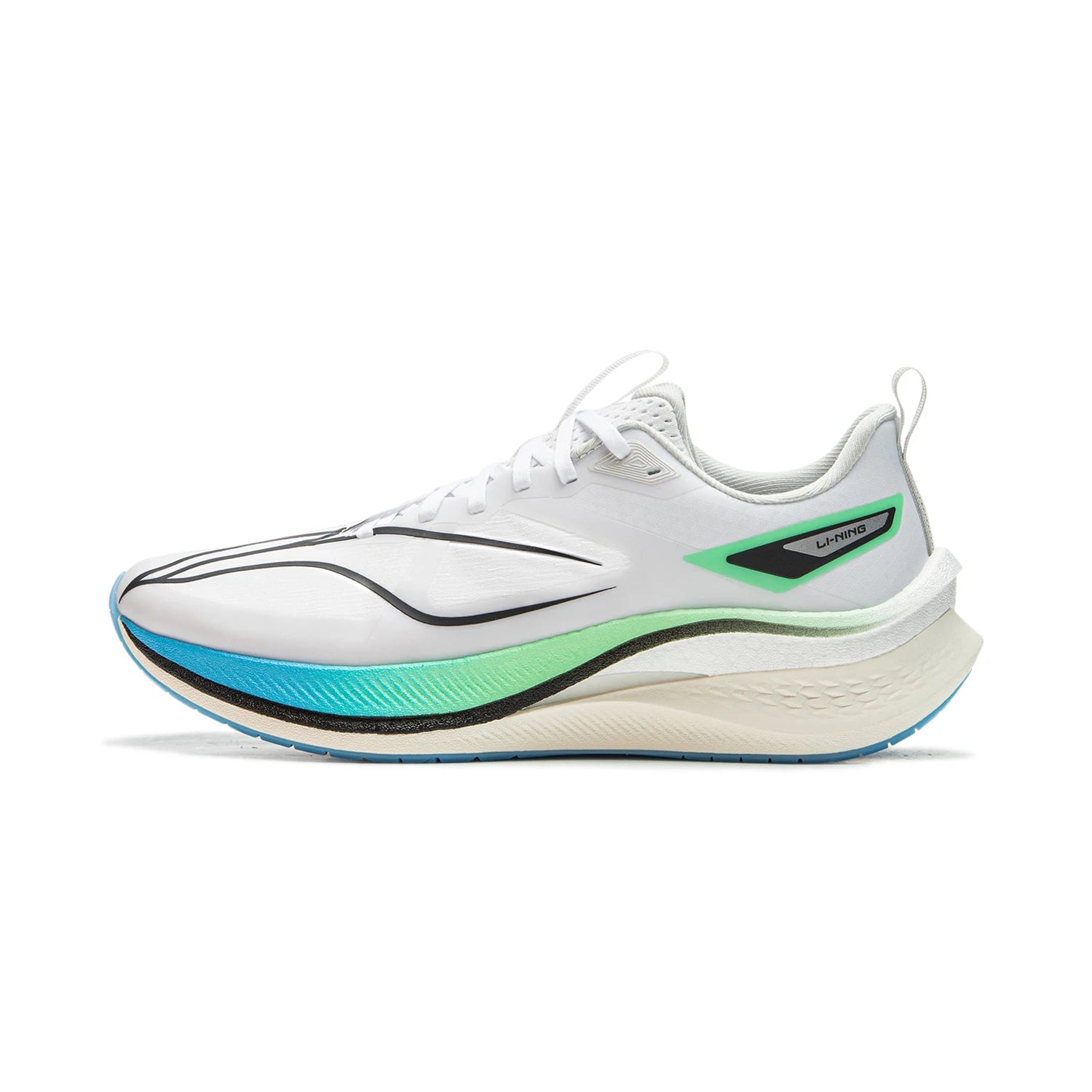 Li-Ning Men RED HARE 7 PRO Racing Running Shoes BOOM Cushion Stable Sport Shoes Breathable Wearable Light Sneakers ARPU007