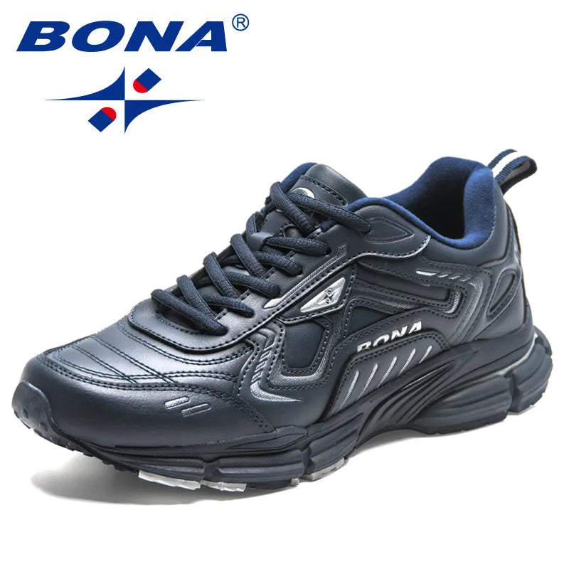 BONAsrsy er BONA 2023 New Designers  Man Anti-slip Jogging Footwear Trendy Running Shoes Men Outdoor Walking Sport Shoes Sneaker