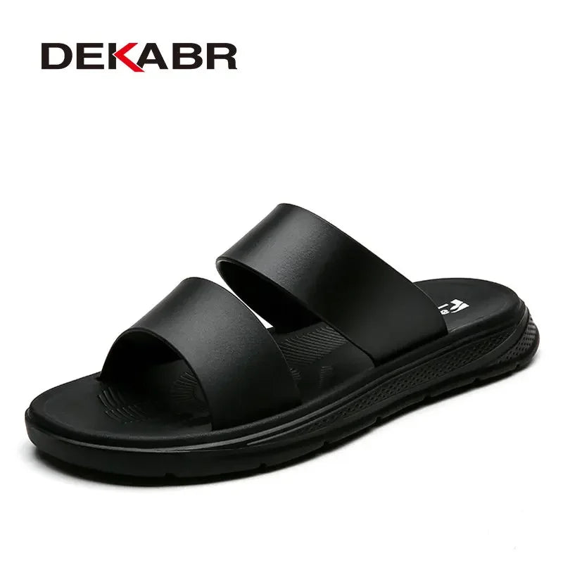 DEKABR Men Lightweight Slippers Fashion Flip Flops Summer Sandals Men High Quality Non-Slip Casual Shoes Outdoor Walking Shoes
