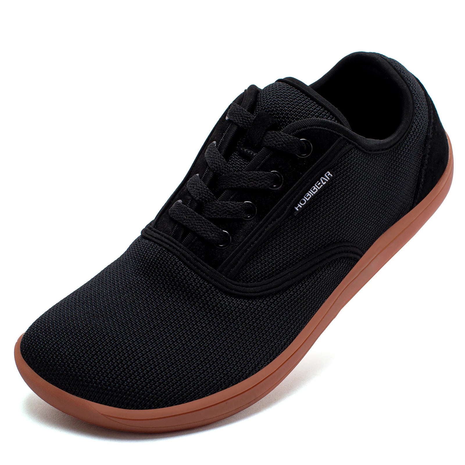 HOBIBEAR Wide-Toe-Box Barefoot Shoes for Men Minimalist Breathable Comfortable Trail Walking Shoes