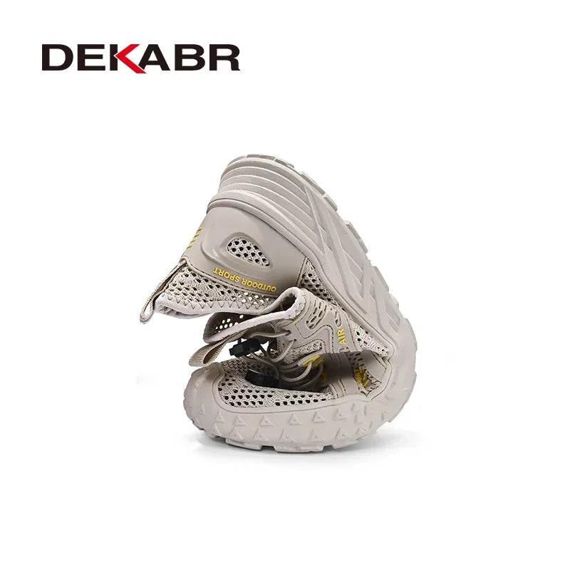 DEKABR New Summer Casual Shoes Men Trendy Comfortable Breathable Mesh Fashion Men Shoes Size 38-46