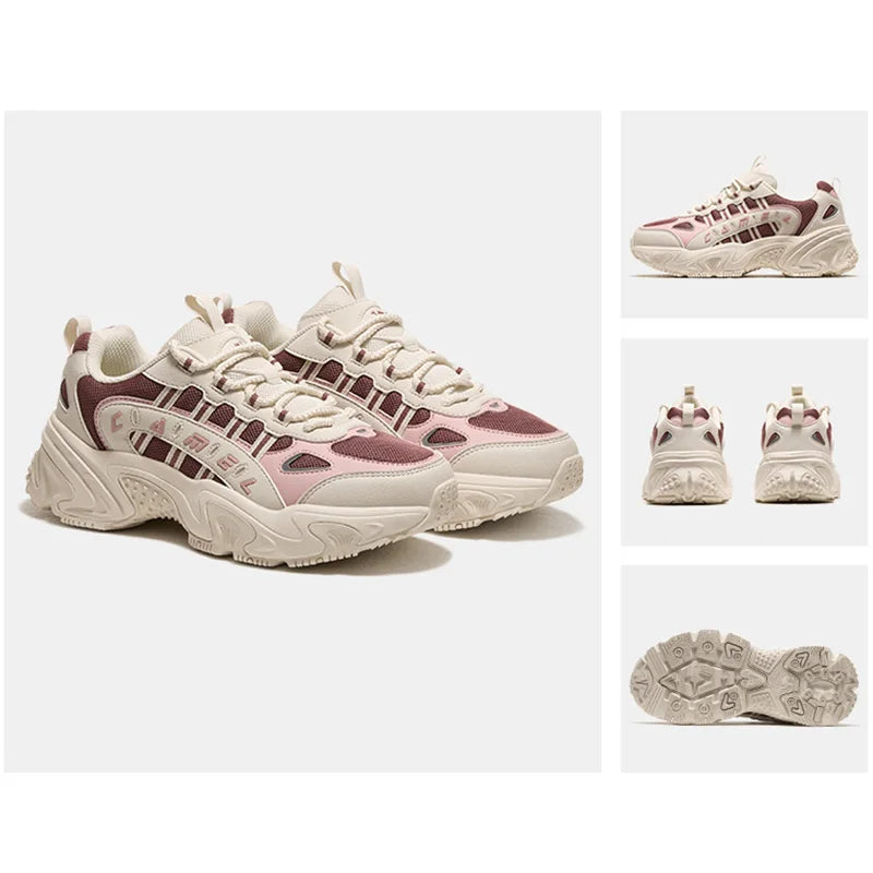 GOLDEN CAMEL Sports Running Shoes Women and Men Cushion Retro Sneakers Non-slip Comfortable Casual Shoes for Men 2024 Autumn