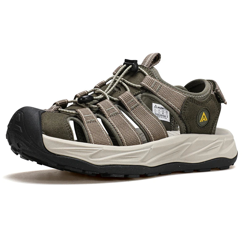 HUMTTO Sandales d'été antidérapantes pour hommes, chaussures de randonnée respirantes pour hommes, chaussures de plage à séchage rapide pour hommes