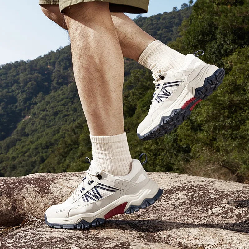GOLDEN CAMEL Outdoor Hiking Shoes Casual Mesh Sports Running Shoes Breathable Men Sneakers Urban Walking Shoes for Men New
