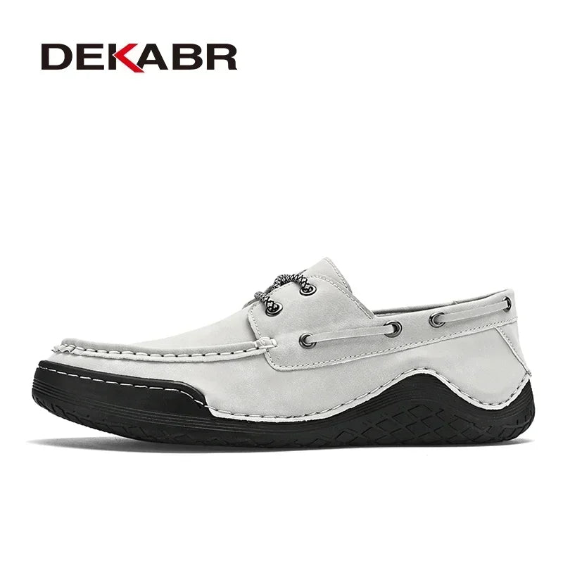 DEKABR 2025 New Style Fashion Breathable Octopus Men's Loafers Shoes Anti-Slip Office Leisure Shoes Big Size 38-46