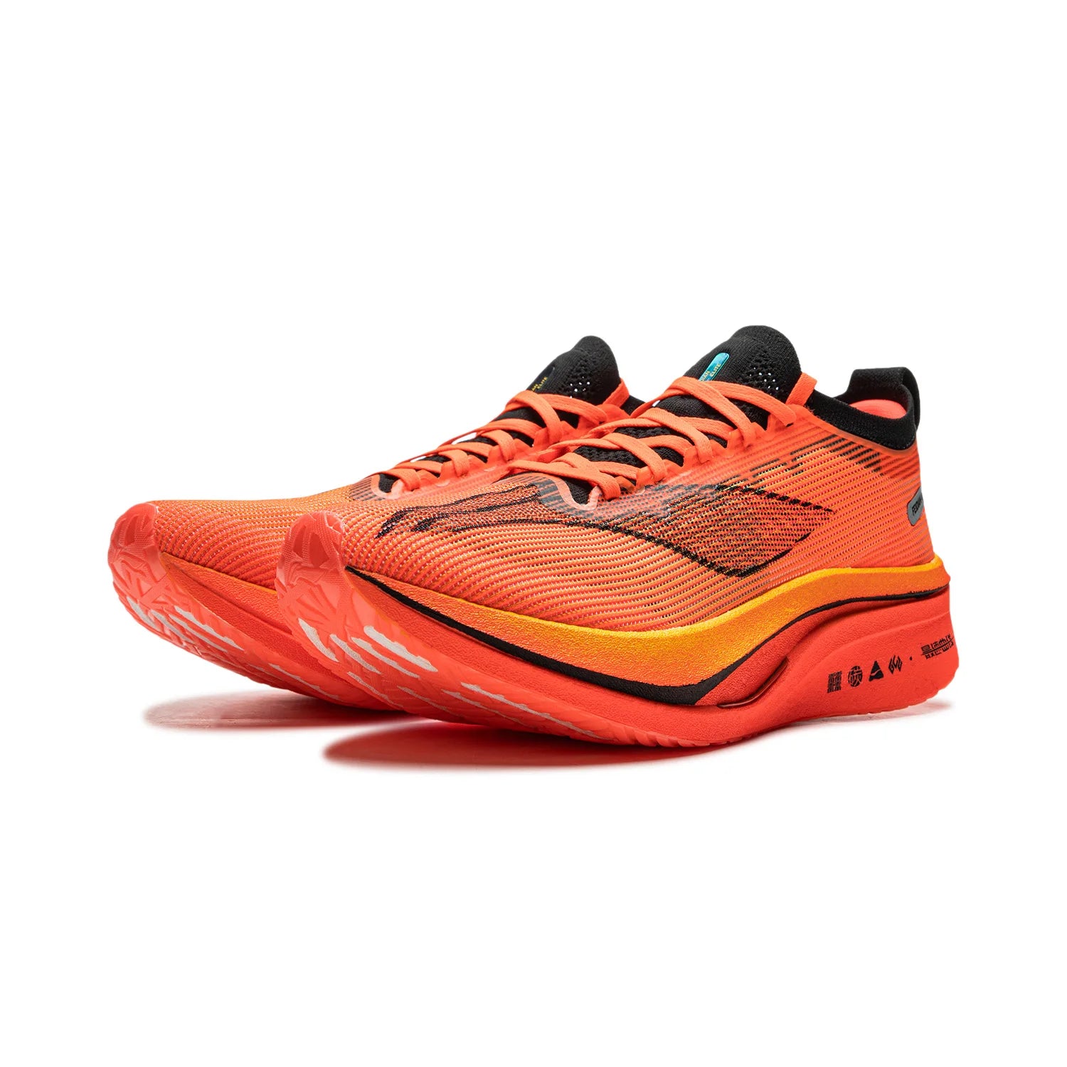 Li-Ning Men FEIDIAN 4 ELITE Racing Running Shoes BOOM Cushion CARBON-FIBER PLATE Sport Shoes Breathable Soft Sneakers ARMU007