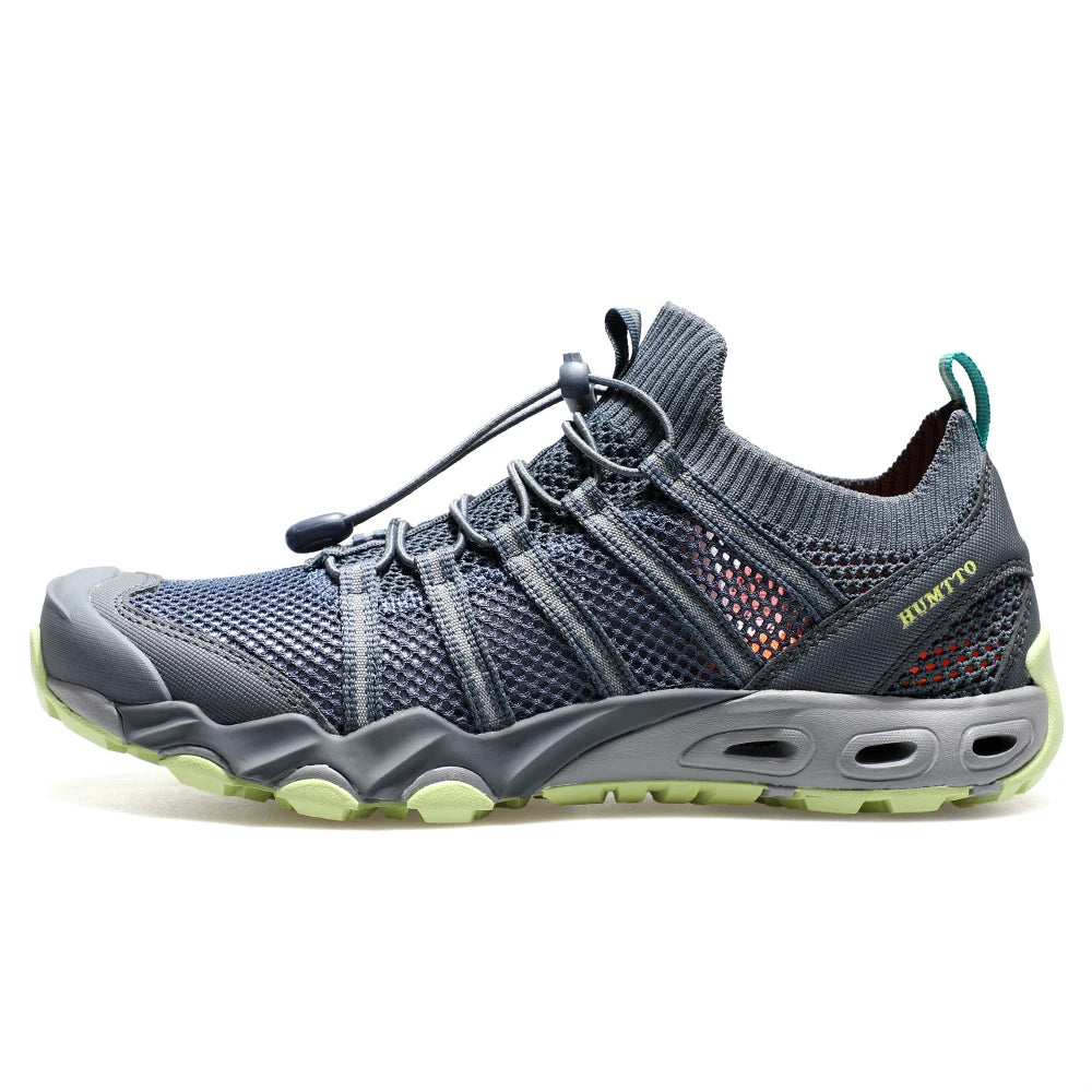 HUMTTO Summer Wading Shoes Mens Breathable Beach Water Sneakers for Men 2022 Sports Sandals Trekking Outdoor Man Hiking Shoes