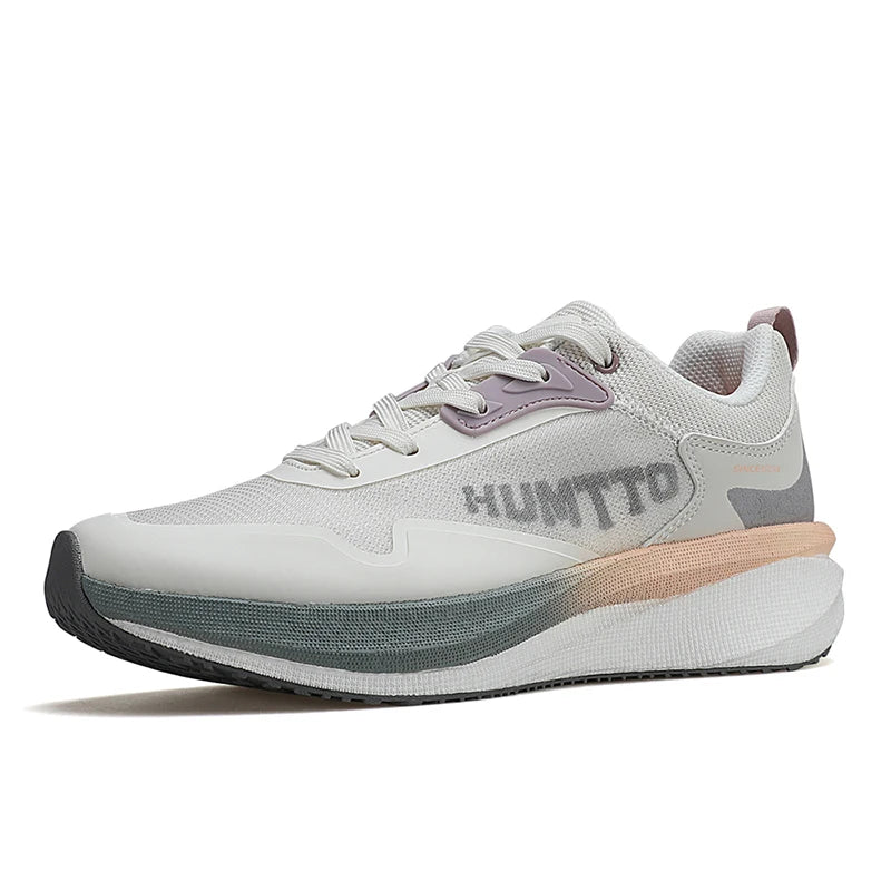 HUMTTO Marathon Baskets Femmes Été Chaussures Décontractées Femme Sport Chaussures de Course Légères Baskets Design Respirantes Tennis Baskets