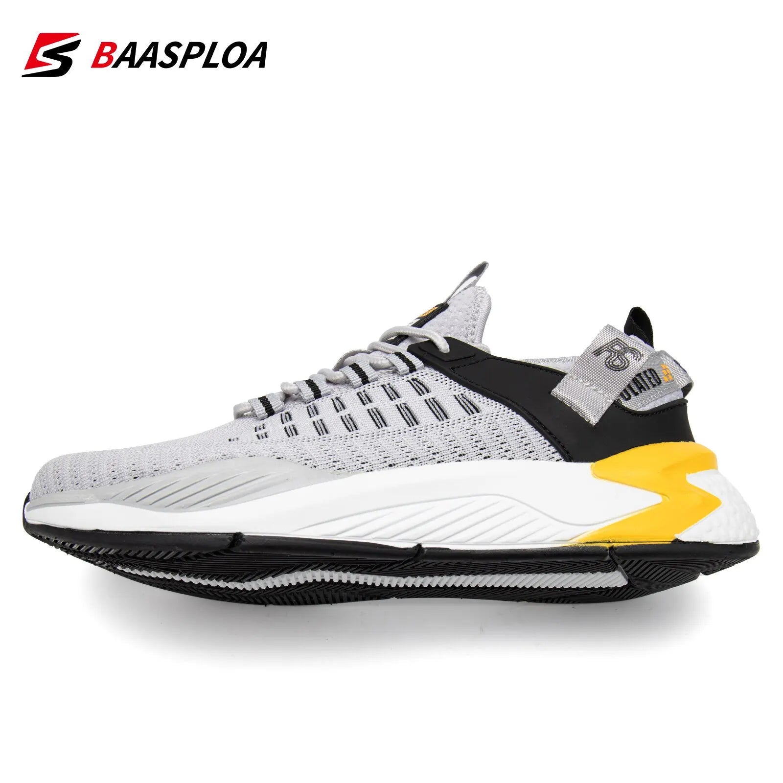 Baasploa Running Shoes Men Fashion Training Shoes Breathable Lightweight Sneakers Non-Slip Track Tennis Walking Shoes
