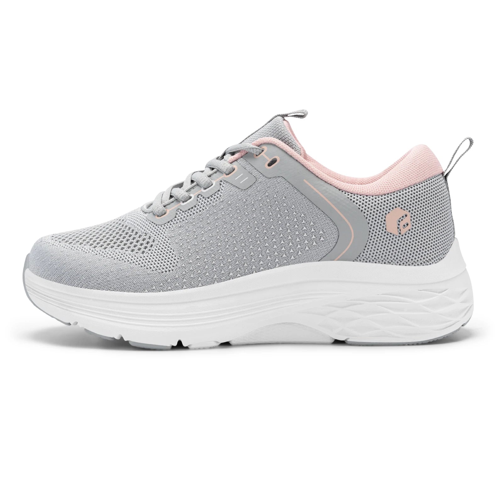 FitVille Women's Sport Shoes Max Cushioning Lightweight Sneakers Wide Width for Flat Foot Plantar Fasciitis Heel Pain Relief