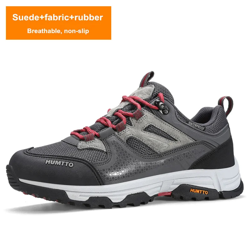 HUMTTO Waterproof Shoes for Women Outdoor Womens Hiking Shoes Luxury Designer Breathable Sports Trekking Climbing Sneakers Woman