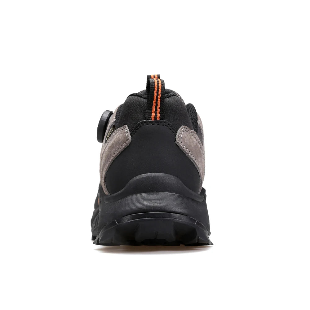 HUMTTO Chaussures de randonnée en cuir de luxe pour hommes, baskets d'escalade en plein air pour hommes, baskets de sécurité sportive pour le travail