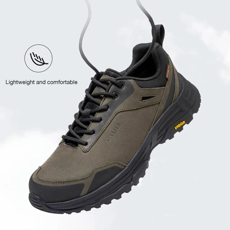 GOLDEN CAMEL Men's Shoes Hiking Shoes Waterproof Wear-Resistant Outdoor Sports Sneakers Trekking Shoes for Men 2023 Autumn New