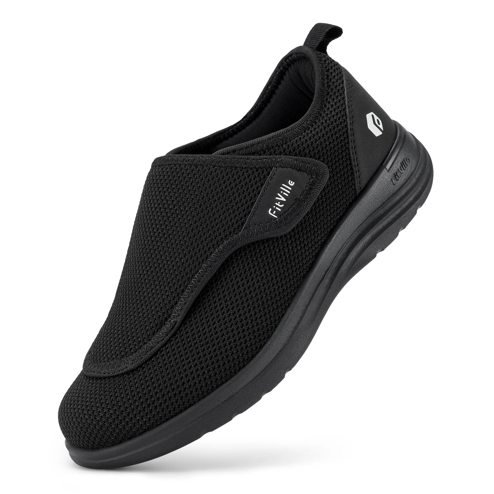 Fitville Women's Shoes Wide Width Diabetic Shoes Walking Casual Breathable for Swollen Feet Elderly Foot Pain Relief Neuropathy