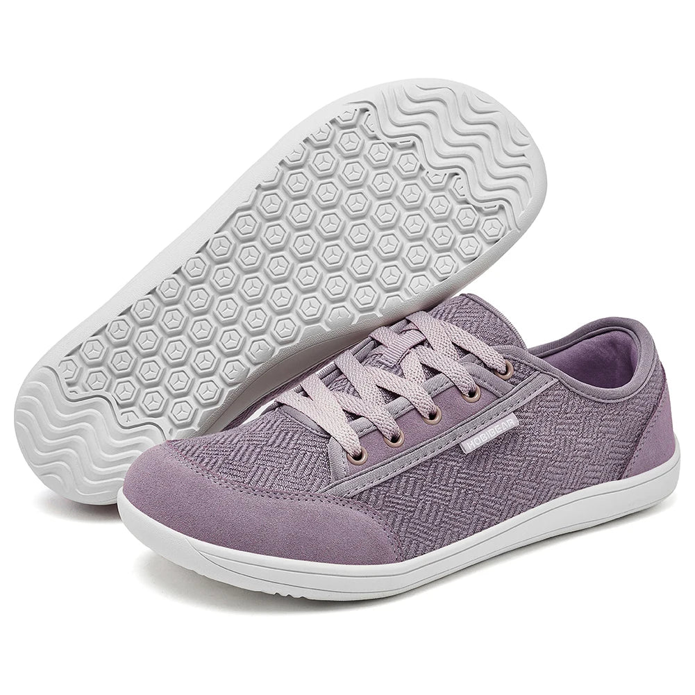 Minimalist Cowhide Leather Lace Up Fashion Sneakers