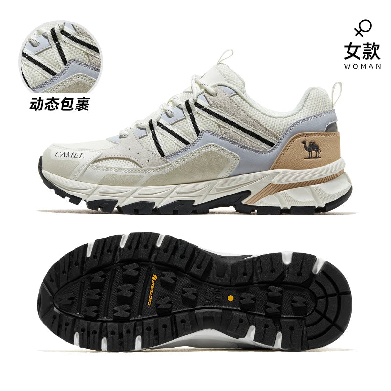 GOLDEN CAMEL Hiking Shoes Women and Men Sports Shoes Anti-slip Lightweight Professional Outdoor Climbing Shoes for Men Autumn