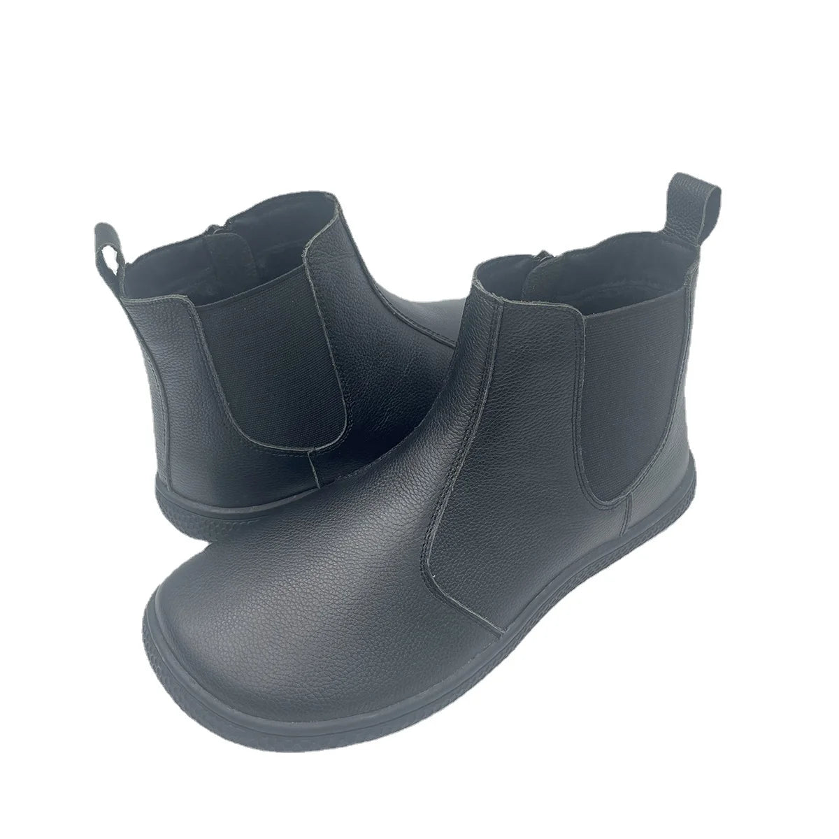 Tipsietoes Chelsea Barefoot Autumn Spring Boots With Leather Linning Inside For Women Zero Drop Sole Light Weight Wider Toe Box