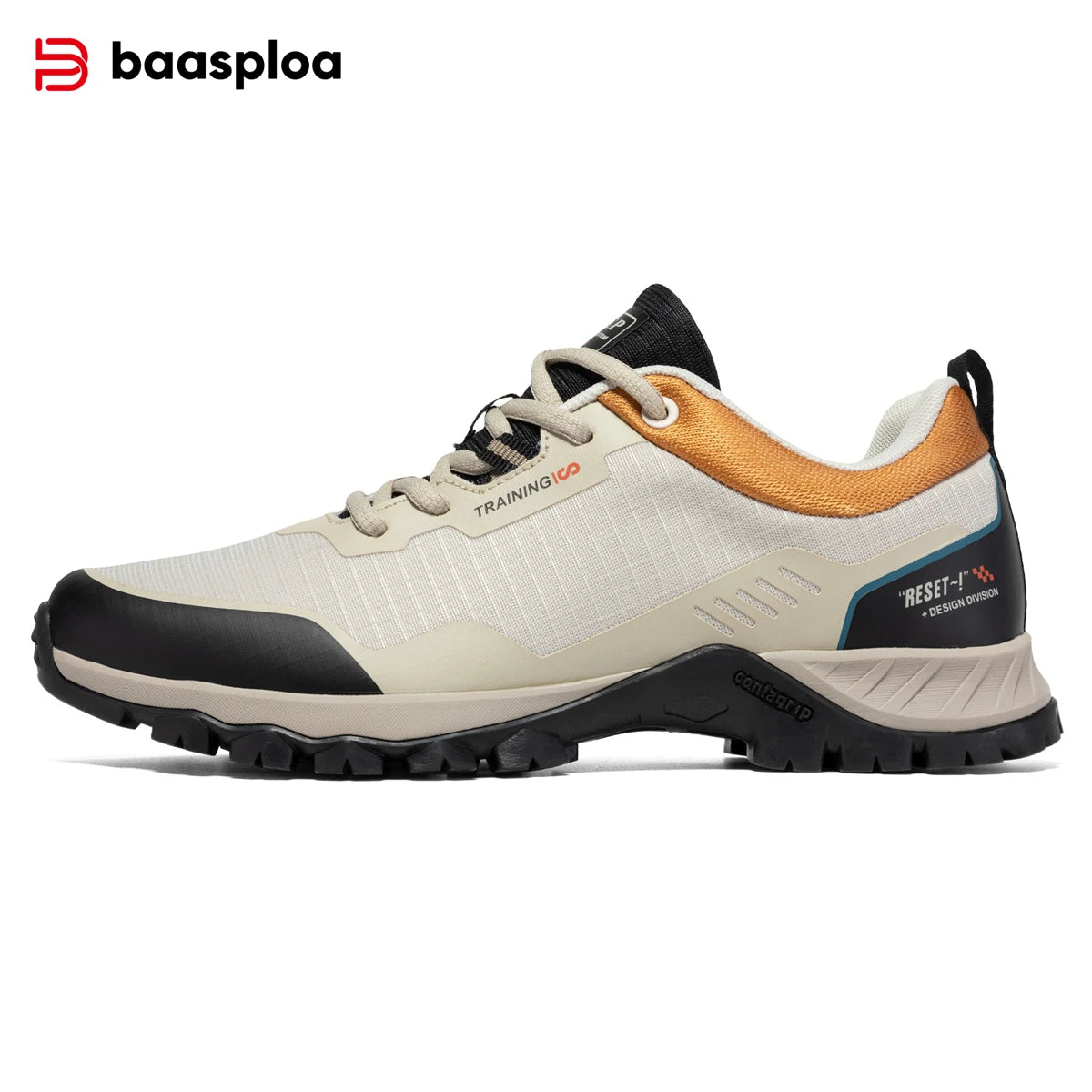 Baasploa Man Non-slip Sneakers Wear-Resistant Hiking Shoes Men Outdoor Waterproof Sneaker Light Male Walking Shoes