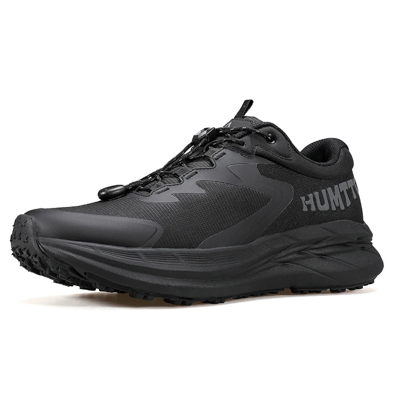 HUMTTO Cushioning Men's Sports Shoes Black Casual Sneakers Man Breathable Running Shoes for Men Luxury Designer Gym Trainers