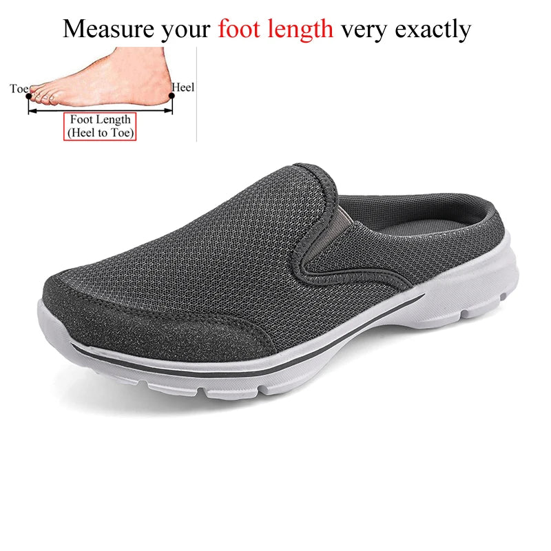 Summer Half Shoes For Men Women Slides Slippers Slip On Shoes Couples Plus Size 47 48 Lightweight For Dropshipping