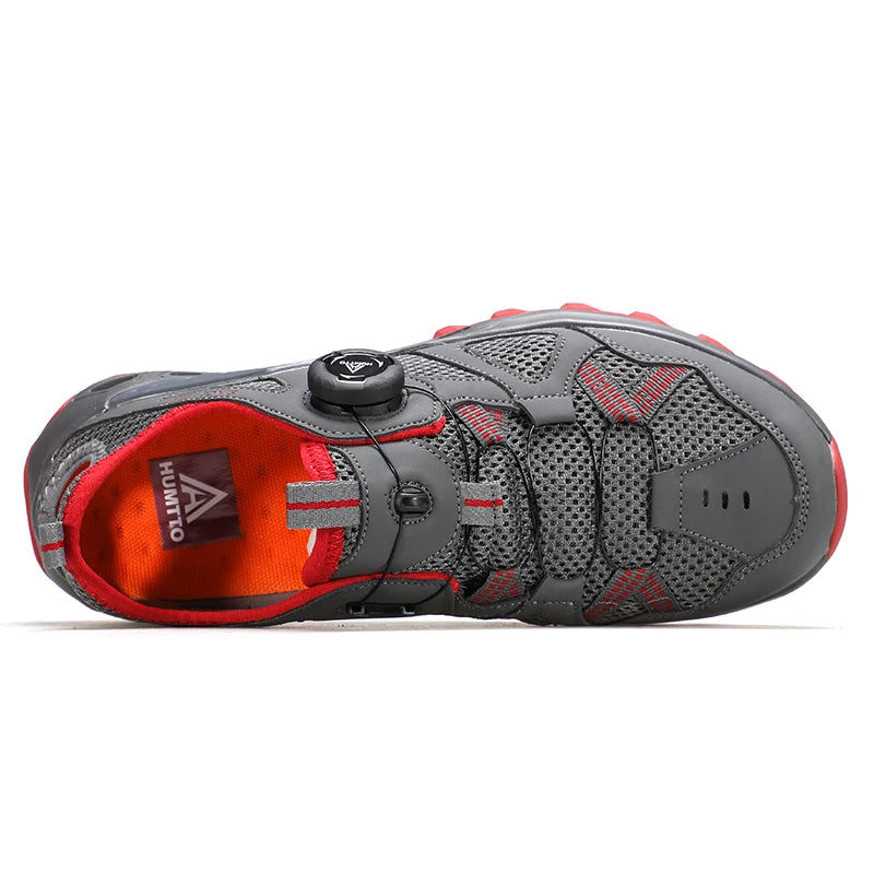 HUMTTO Water Shoes Women Outdoor Breathable Mesh Hiking Sneakers Summer Trail Running Shoes for Camping Women's Walking Sneaker