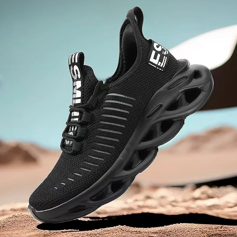 Unisex Men Mesh Breathable Running Women Casual Sneakers Kids Lightweight Sports Family Matching Outdoor Shoes