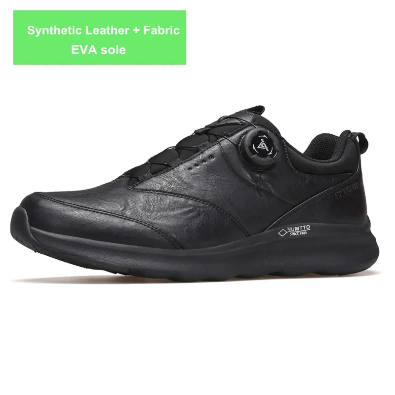 HUMTTO Chaussures de randonnée en cuir de luxe pour hommes, baskets d'escalade en plein air pour hommes, baskets de sécurité sportive pour le travail