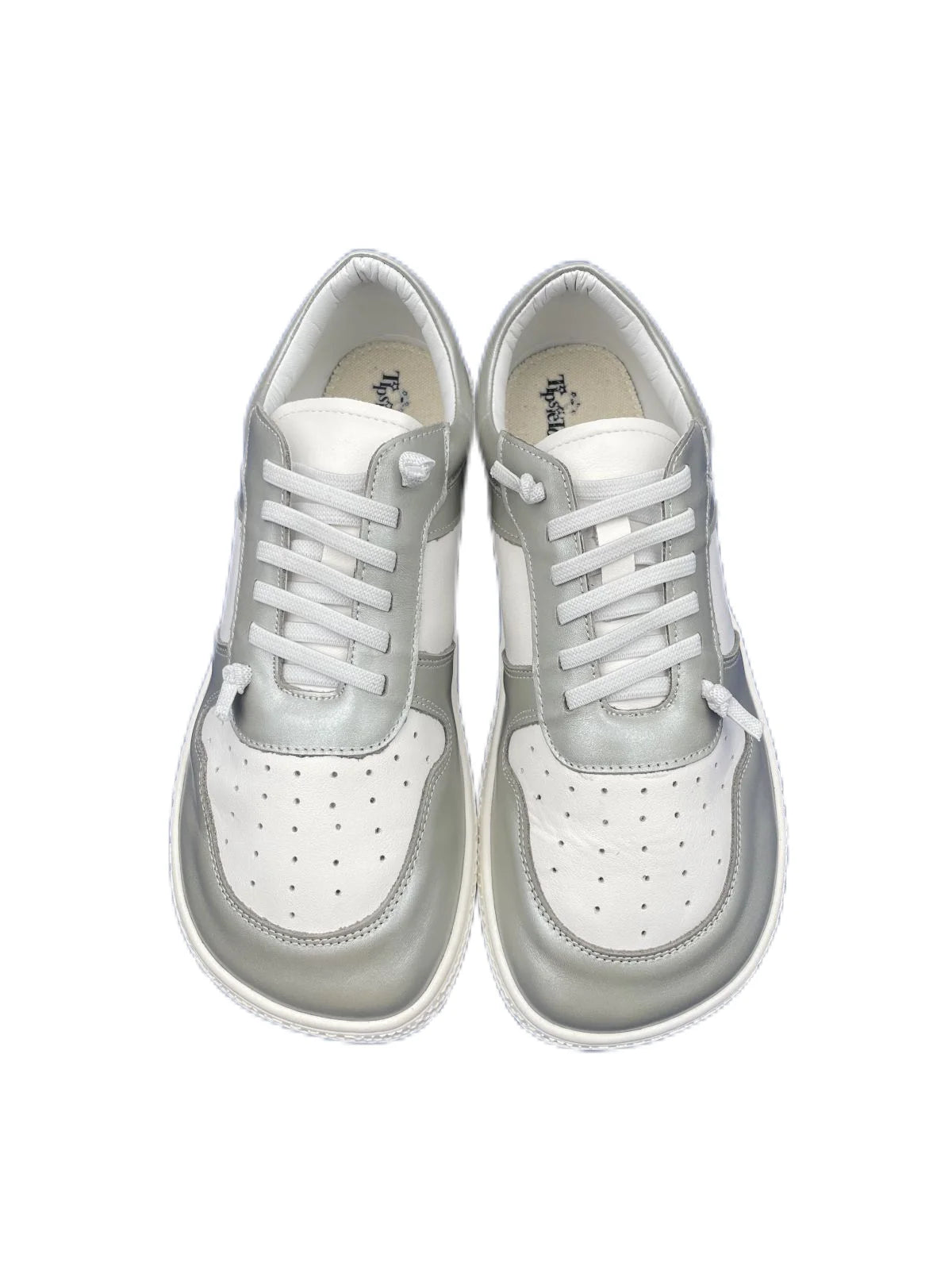 Tipsietoes Barefoot Genuine Leather 2025 New Sneaker For Women Men Flat Soft Zero Drop Sole Wider Toe Box Flexible Light Weight