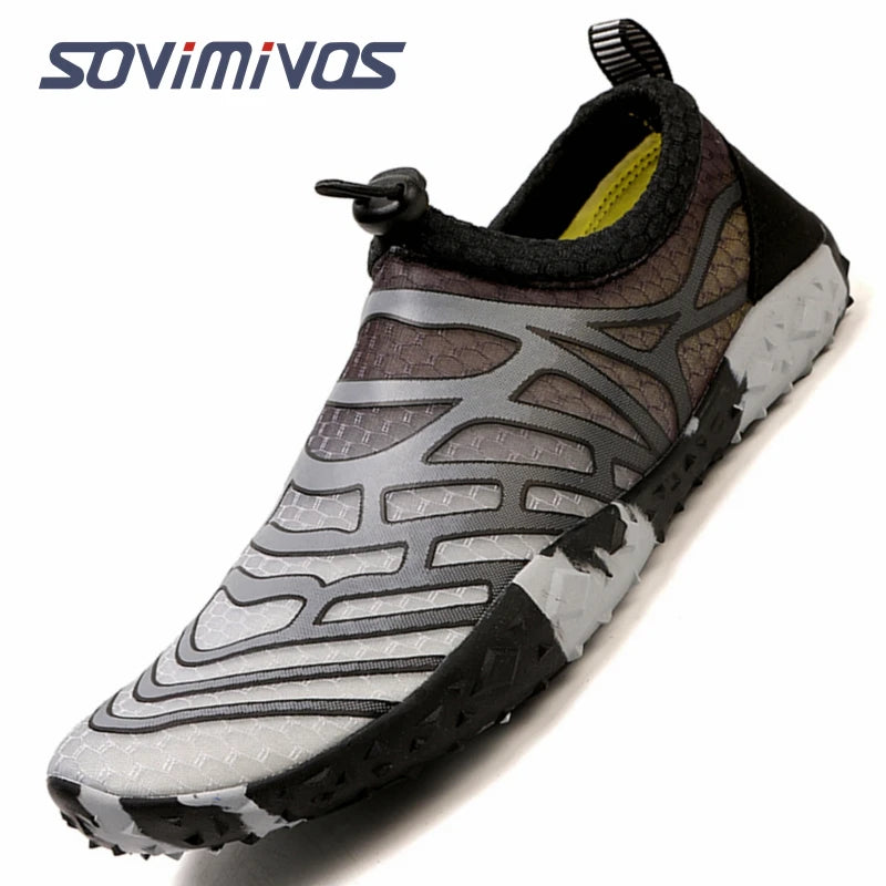 Unisex Barefoot Shoes for Men Women Wide Toe Beach Walking Sneakers Zero Drop Outdoor Elastic Band Running Beach Slipper Sandals