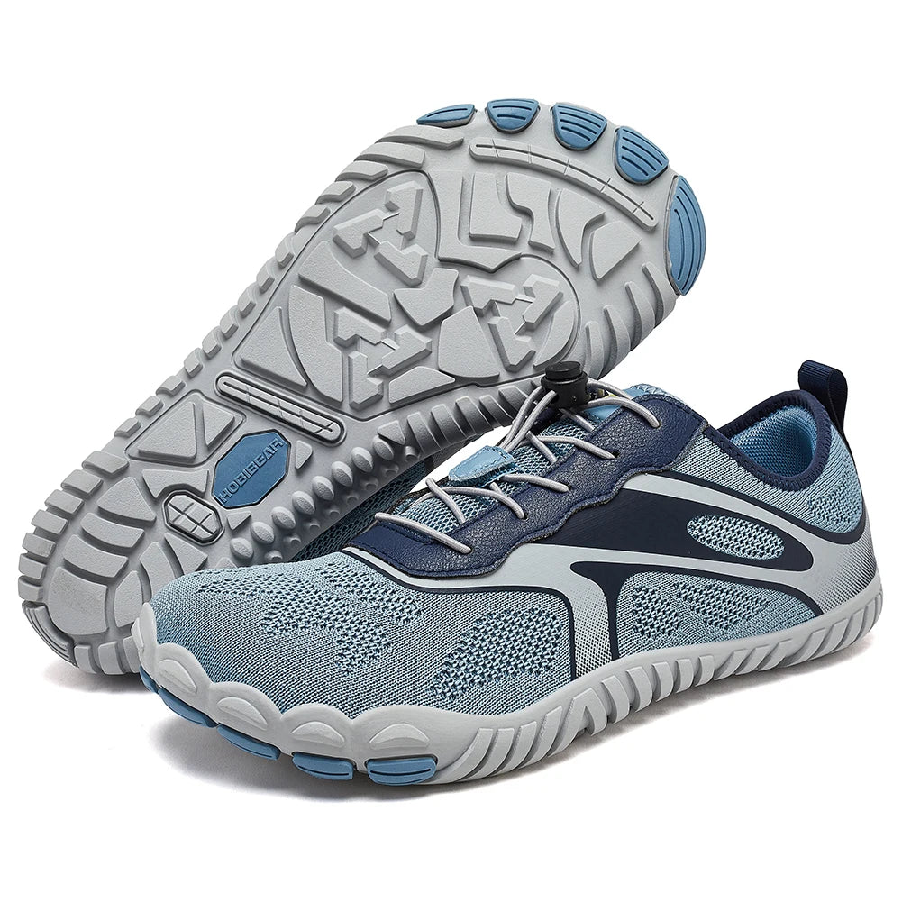 HOBIBEAR Unisex Barefoot Shoes for Men Women Wide Toe Beach Walking Sneakers Zero Drop Outdoor Elastic Band Running Shoes