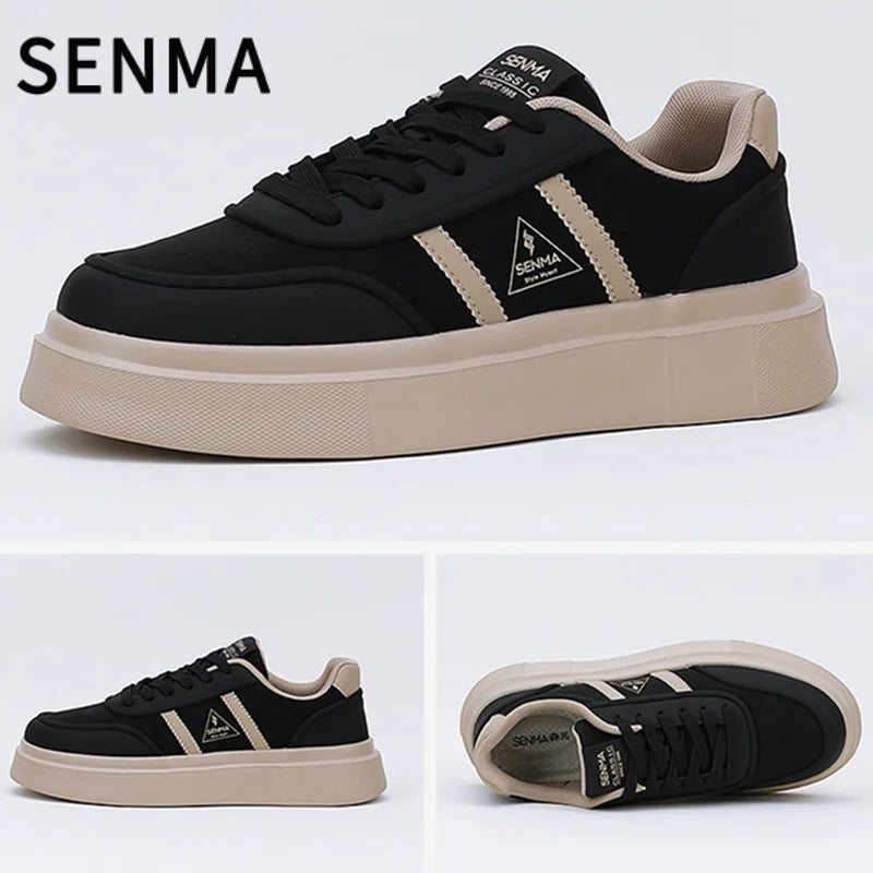 SENMA Men's Shoes Thick Soled Casual Sports Shoes Lightweight Skateboarding Shoes Men's Sneakers Walking/Jogging/Tennis Shoes