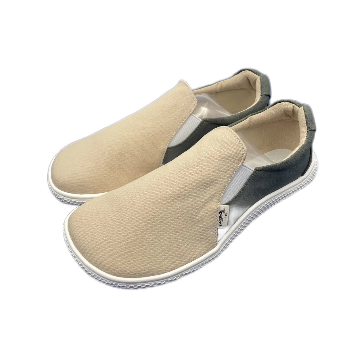 Tipsietoes 2025 New Barefoot Canvas Slippers For Women And Men With New Flat Soft Zero Drop Sole Wider Toe Box Light Weight