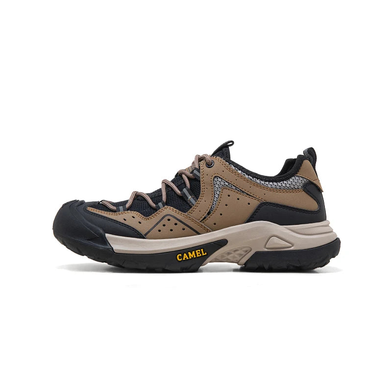 GOLDEN CAMEL Outdoor Hiking Shoes Leisure Lightweight Men's Mesh Breathable Hollow Sports Shoes for Men Trekking Shoe 2024 New