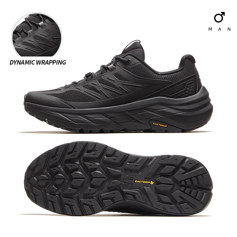 GOLDEN CAMEL Hiking Shoes Men and Women Sneakers Anti-slip Shock Absorption Grip Trekking Shoes for Men Lightweight Comfortable