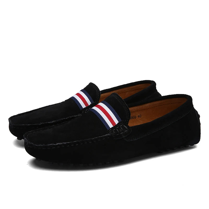 Plus Big Size 50 51 52 53 Mens Suede Leather Slip On Loafers Casual Shoes Driving Moccasins Mocasines Hombre Lofer Man Loafer