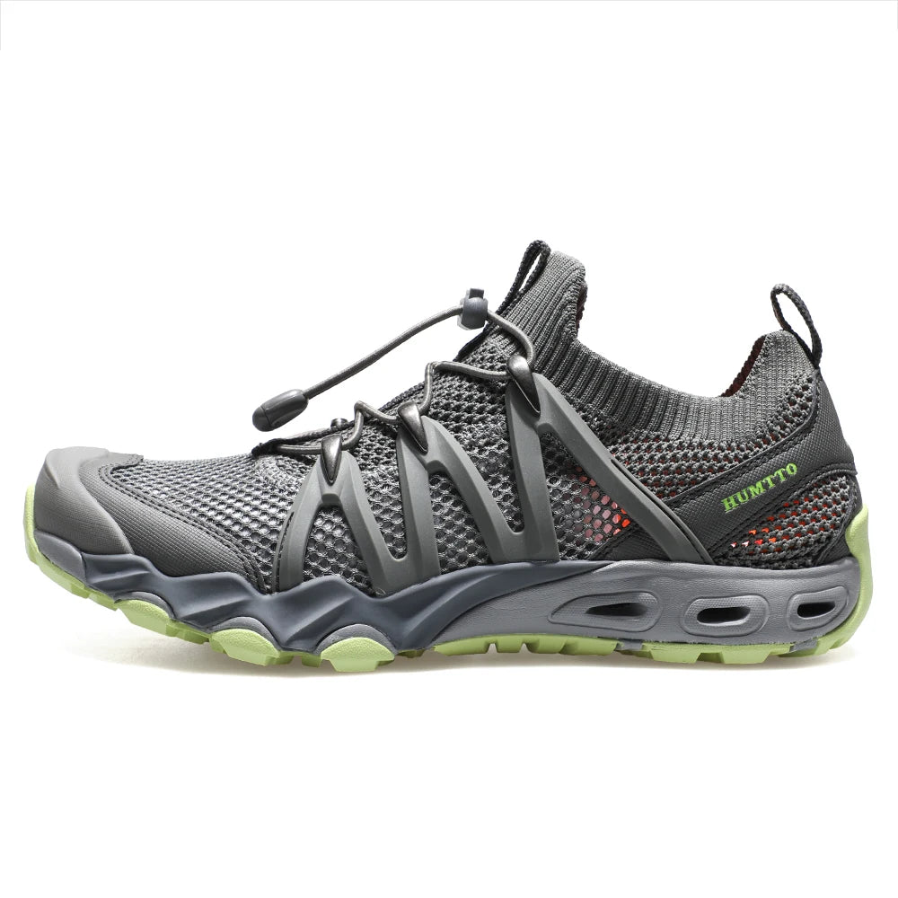 HUMTTO Summer Wading Shoes Mens Breathable Beach Water Sneakers for Men 2022 Sports Sandals Trekking Outdoor Man Hiking Shoes