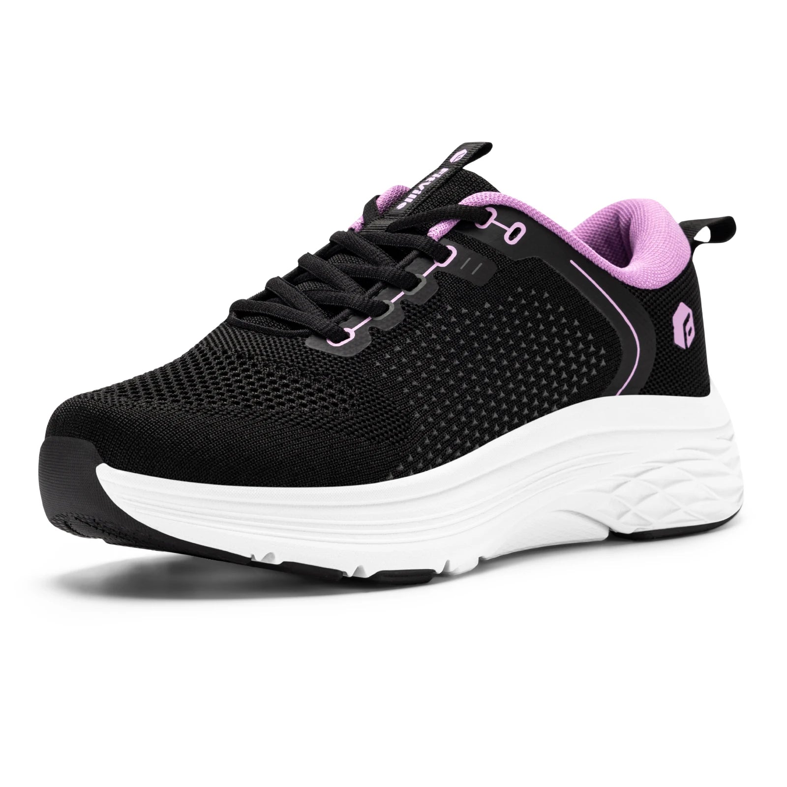 FitVille Women's Sport Shoes Max Cushioning Lightweight Sneakers Wide Width for Flat Foot Plantar Fasciitis Heel Pain Relief