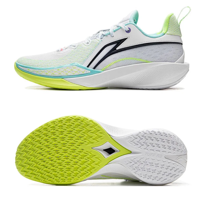 Li-Ning Men SHINING 2 Professional Basketball Shoes LIGHT FOAM PLUS Breathable Cushion TUFF RB Wearable LiNing Sneakers ABAV009