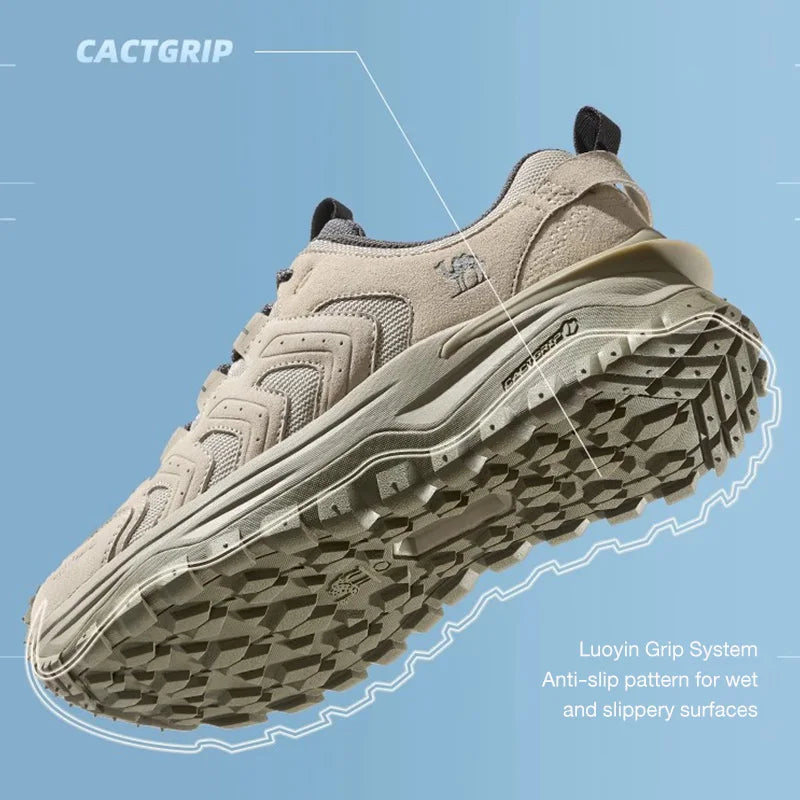 GOLDEN CAMEL Hiking Shoes Women and Men Thick-soled Sports Sneakers Non-slip Wear-resistant Cross-country Trekking Shoes for Men