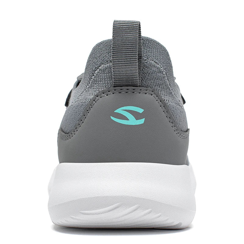 HOBIBEAR Wide Toe Running Shoes Men Women Mesh Lace Up Walking Sneakers Lightweight Breathable Shoes