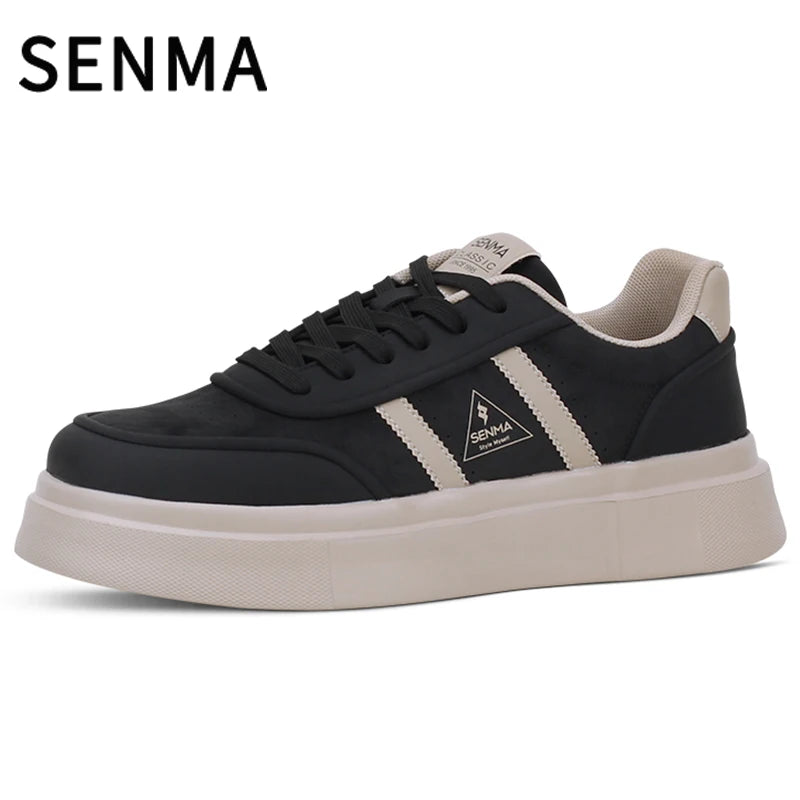 SENMA Men's Shoes Thick Soled Casual Sports Shoes Lightweight Skateboarding Shoes Men's Sneakers Walking/Jogging/Tennis Shoes
