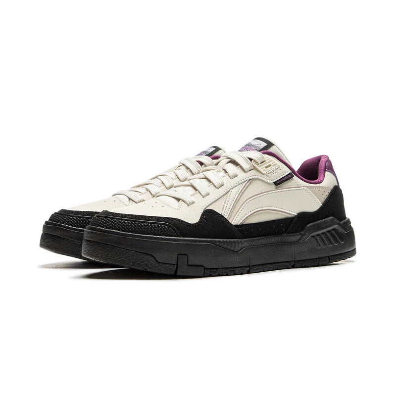 Li-Ning Women COMMON 80s Lifestyle Shoes DUAL CUSHION Wearable Sport Shoes Classic Comfortable LiNing Leisure Sneakers AGCU158